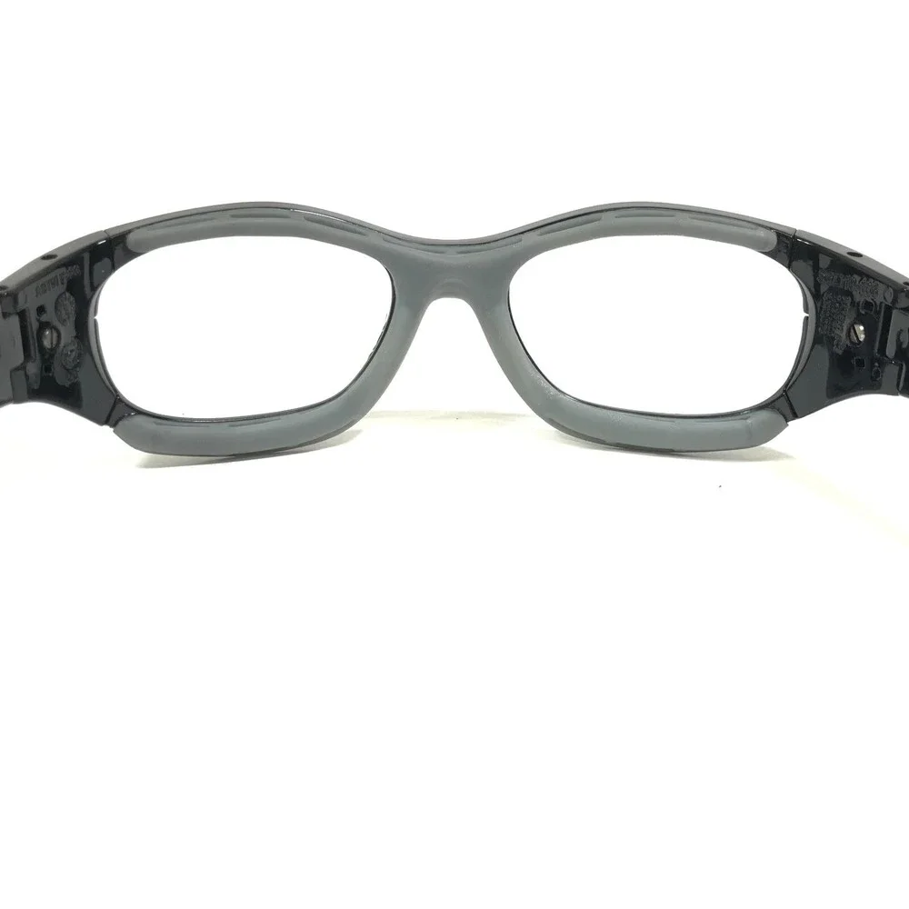 Rec Specs Athletic Goggles Frames SLAM XL 210 Shiny Black Gray Wrap 55-19-135